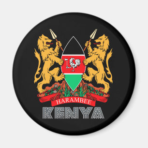 Kenyan Emblem Magnet