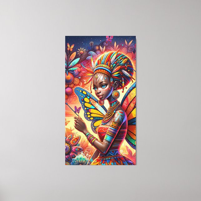 Kenyan Fairy Canvas Print (Front)
