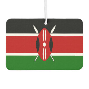 Kenyan flag air freshener