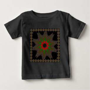 Kenyan Flag Colours Art Print/Graphic Baby T-Shirt
