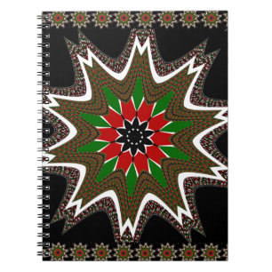 Kenyan Flag Colours Art Print/Graphic Notebook