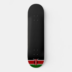 Kenyan Flag (Kenya) Skateboard