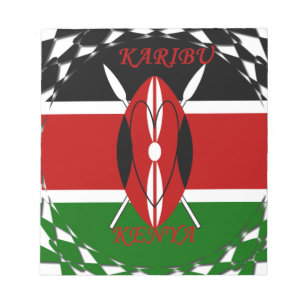 Kenyan Flag Unity: Tuko Pamoja Design Notepad