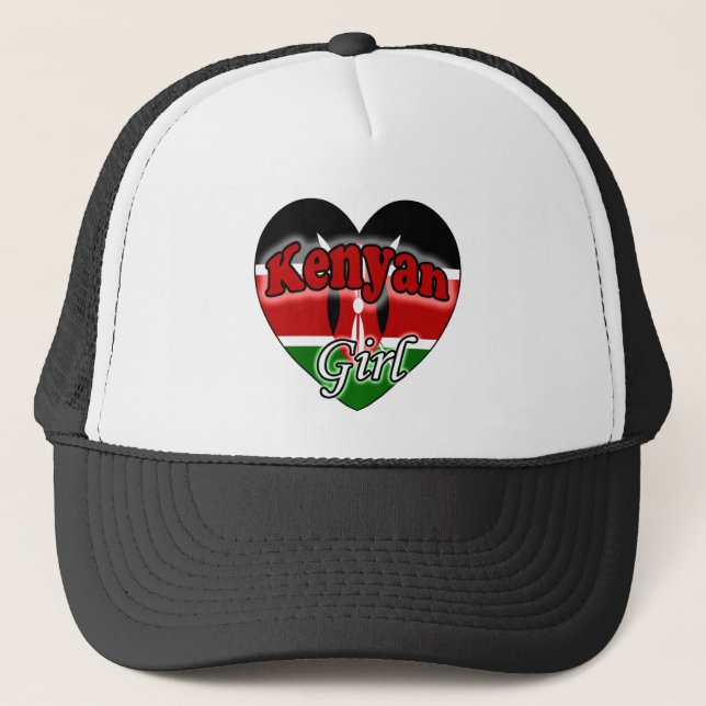 Kenyan Girl Trucker Hat (Front)