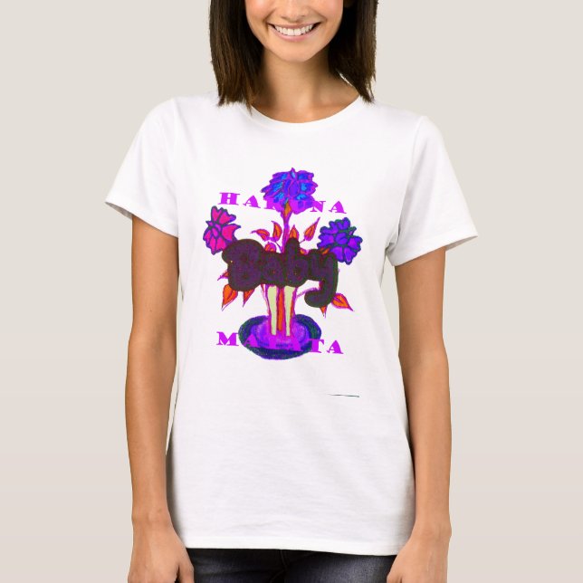 Kenyan Heart Art: I Love Kenya T-Shirt (Front)