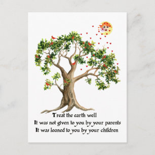 Kenyan Nature Proverb Postcard