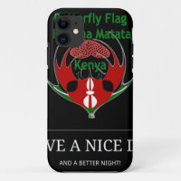 Kenyan Shield Design: Butterfly Flag.