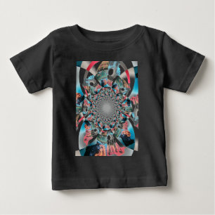 Kenyan Tapestry Kaleidoscope Art Print Baby T-Shirt