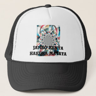 Kenyan Tapestry Kaleidoscope Art Print Trucker Hat
