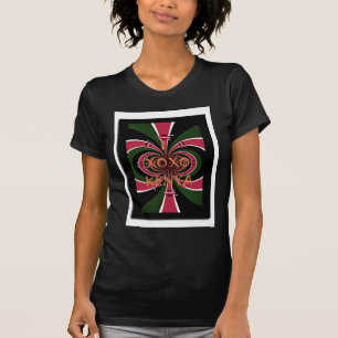 Kenyan Travel Gift – Hugs & Kisses Design T-Shirt