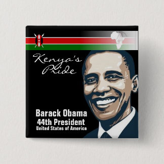 Kenya's Pride 2 Inch Square Button