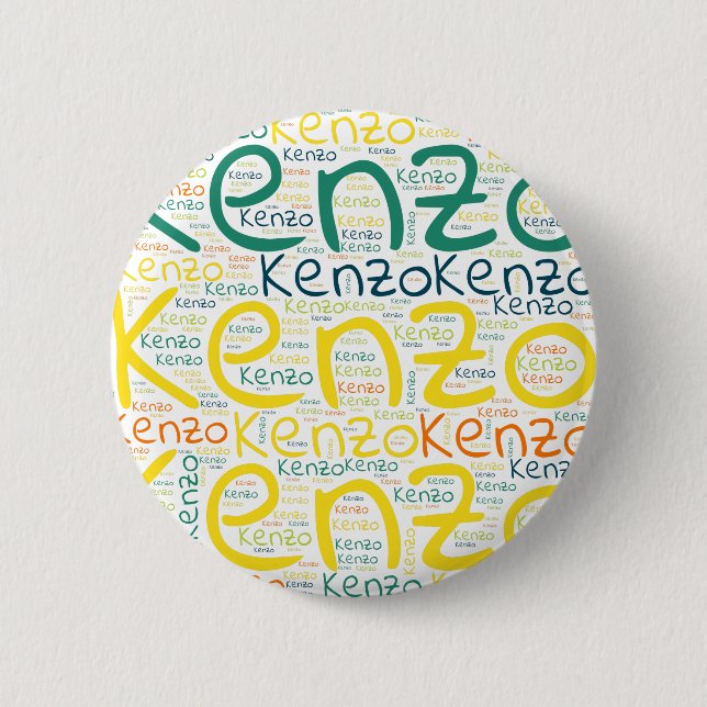Kenzo 2 Inch Round Button (Front)