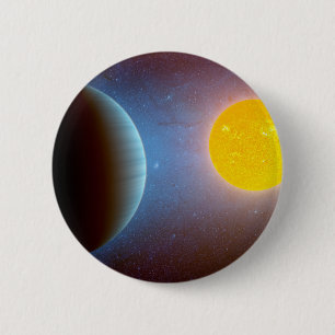 Kepler-10 Star System. 2 Inch Round Button