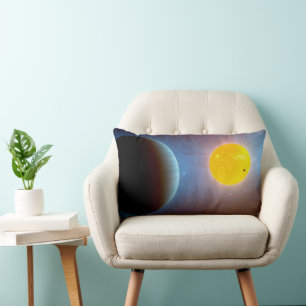 Kepler-10 Star System. Lumbar Pillow