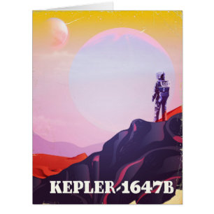 Kepler - 1647B travel poster