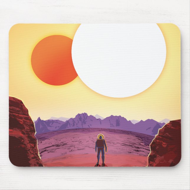 “Kepler-16b” – Visions of the Future Mouse Pad (Front)