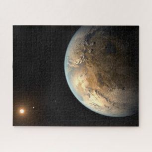 Kepler-186f Orbiting A Distant Star. Jigsaw Puzzle