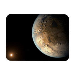 Kepler-186f Orbiting A Distant Star. Magnet
