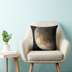 Kepler-186f Orbiting A Distant Star. Throw Pillow