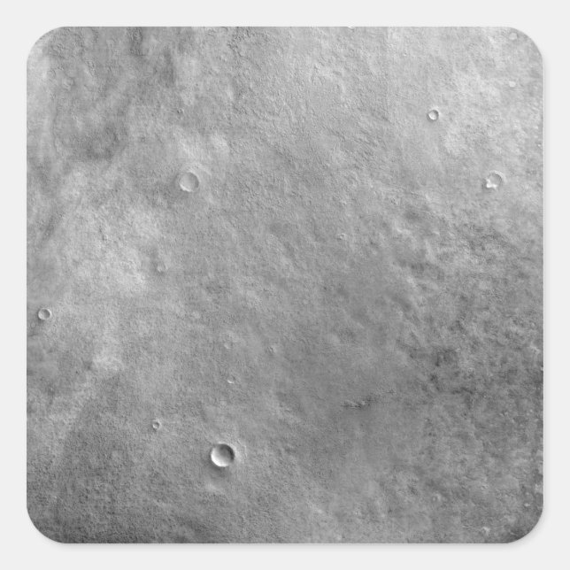 Kepler crater on the surface of Mars Square Sticker (Front)