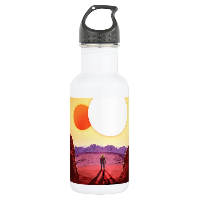 Kepler Space Travel Destination Planet Adventure 532 Ml Water Bottle (Front)