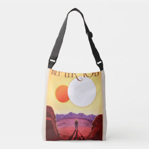 Kepler Space Travel Destination Planet Adventure Crossbody Bag