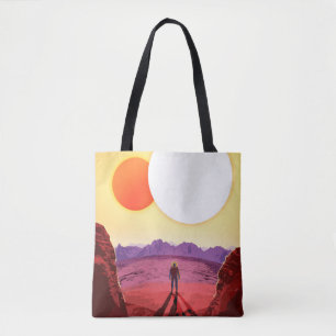 Kepler Space Travel Destination Planet Adventure Tote Bag