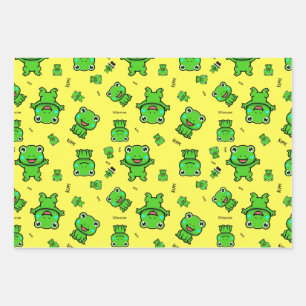 Keppe le papier d'emballage de la grenouille