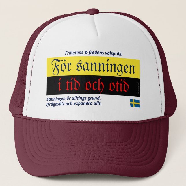 Keps — For the truth Trucker Hat (Front)