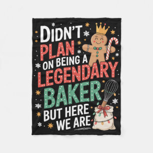 Ker Humour For Christmas Cookie And Gingerbread Fa Fleece Blanket