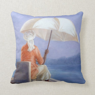 Kerala Captain Throw Pillow