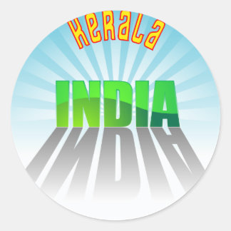Kerala Classic Round Sticker