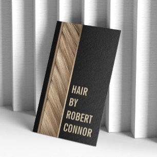 Keratin Treatment Smooth & Shiny Hair Style Business Card