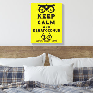 Keratoconus Support And Awareness Canvas Print