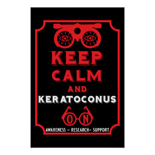 Keratoconus Support And Awareness Poster