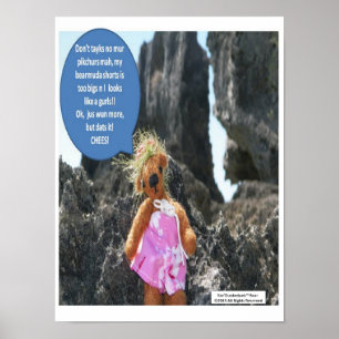 Ker'Dunkedunk Bear Vacation Poster