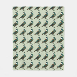 Kereru Wood pigeon Fleece Blanket