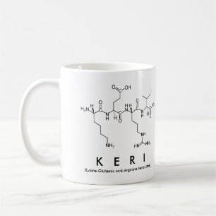Keri peptide name mug