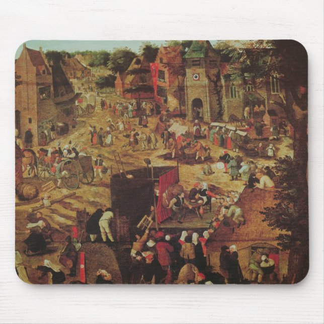 Kermesse with Theatre and Procession Mouse Pad (Front)