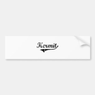 Kermit Classic Style Name Bumper Sticker