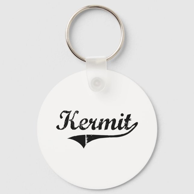 Kermit Classic Style Name Keychain (Front)