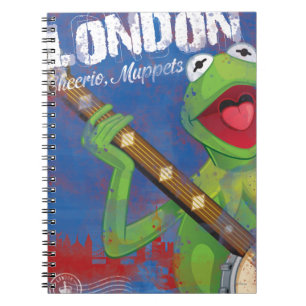 Kermit - London, England Poster Notebook