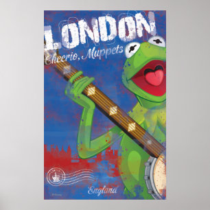 Kermit - Londres, Angleterre Poster