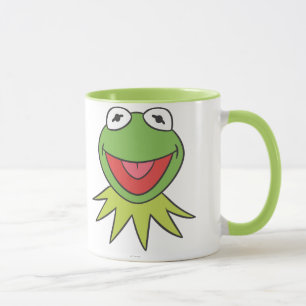 Kermit the Frog Cartoon Head Mug