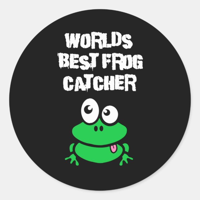 kermit the frog classic round sticker (Front)