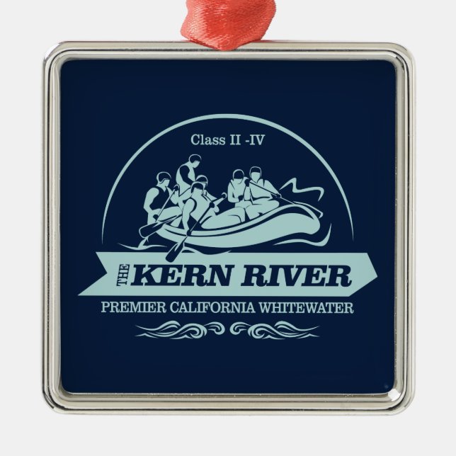 Kern River (rafting 2) Metal Ornament (Front)