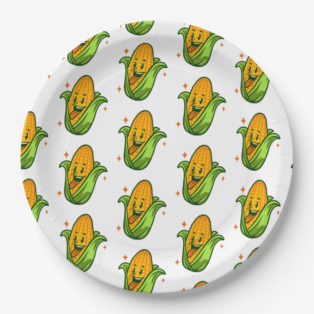 Kernalicious Paper Plate (Front)