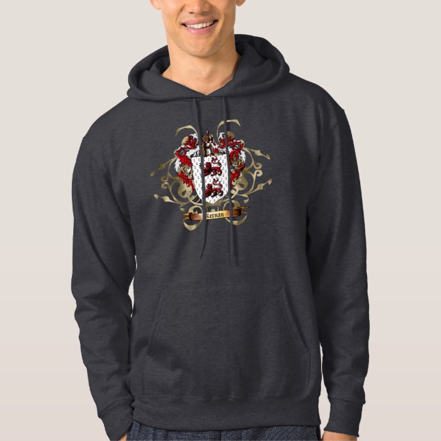 Kernan Coat of Arms Hoodie (Front)