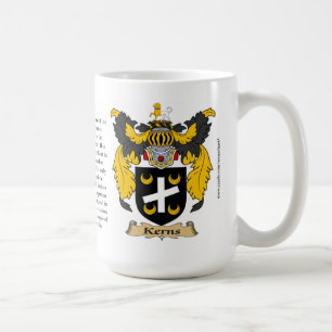 Kerns name, the Origin, the Meaning and the Crest Coffee Mug