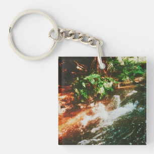 Kerosene Creek, Rotorua, New Zealand Keychain